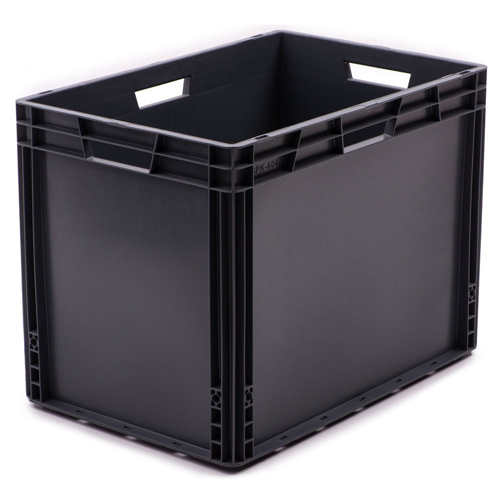 Caja de Plástico Gris Lisa 40 x 60 x 45 cm Ref.SPK 6044