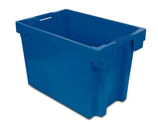 Imagen de Caja 40x60x40 de Plastico Color Azul Modelo 6440