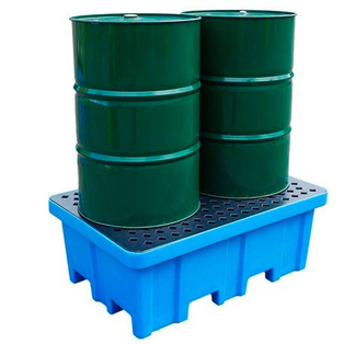 Imagen de Cubeto Transportable en PE para 2 Bidones de 200 litros 