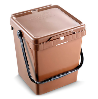 Imagen de Cubo Marrón para Residuos Domésticos ECOBOX 20 Litros 